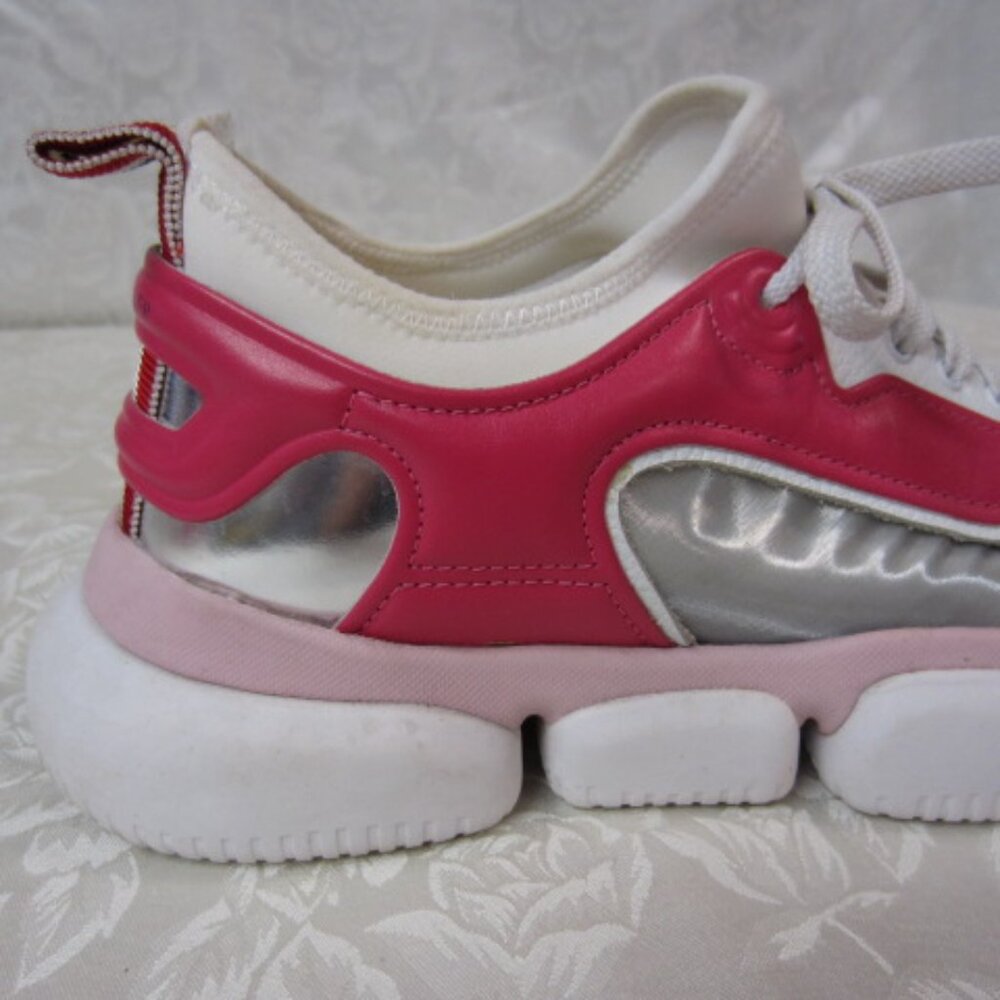 Moncler Briseis Pink Sneakers - Picture 7 of 13